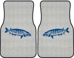 Muskie Silhouette Car Mats