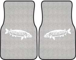 Muskie Silhouette Car Mats