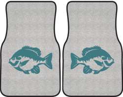 Bluegill 2 Silhouette Car Mats