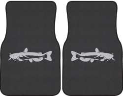 Channel Catfish Silhouette Car Mats