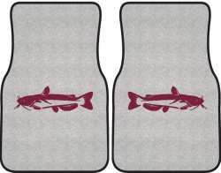 Channel Catfish Silhouette Car Mats
