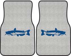 Channel Catfish Silhouette Car Mats