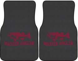 Master Angler Bass Silhouette Car Mats