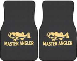 Master Angler Bass Silhouette Car Mats