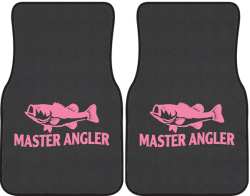 Master Angler Bass Silhouette Car Mats