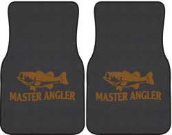 Master Angler Bass Silhouette Car Mats