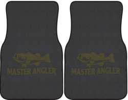 Master Angler Bass Silhouette Car Mats