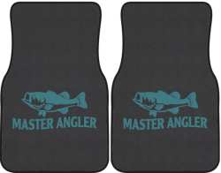 Master Angler Bass Silhouette Car Mats