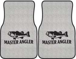 Master Angler Bass Silhouette Car Mats