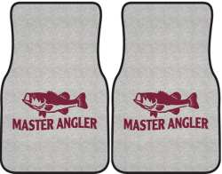 Master Angler Bass Silhouette Car Mats