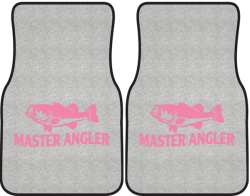 Master Angler Bass Silhouette Car Mats