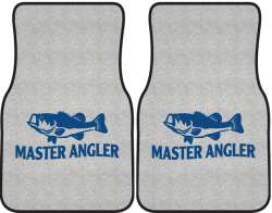 Master Angler Bass Silhouette Car Mats
