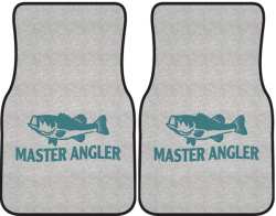 Master Angler Bass Silhouette Car Mats