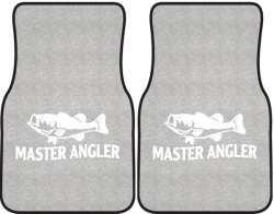 Master Angler Bass Silhouette Car Mats