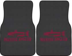 Master Angler Catfish Silhouette Car Mats