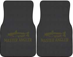 Master Angler Catfish Silhouette Car Mats