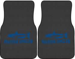 Master Angler Catfish Silhouette Car Mats