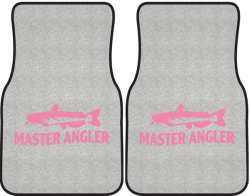 Master Angler Catfish Silhouette Car Mats