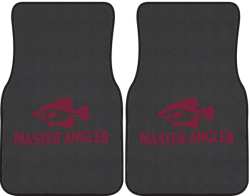 Master Angler Crappie Silhouette Car Mats