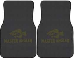 Master Angler Crappie Silhouette Car Mats