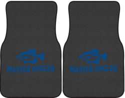 Master Angler Crappie Silhouette Car Mats
