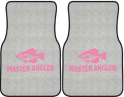 Master Angler Crappie Silhouette Car Mats