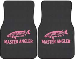 Master Angler Muskie Silhouette Car Mats