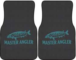 Master Angler Muskie Silhouette Car Mats