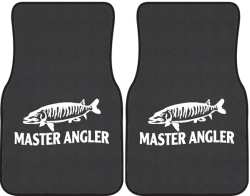 Master Angler Muskie Silhouette Car Mats