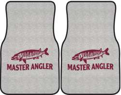 Master Angler Muskie Silhouette Car Mats