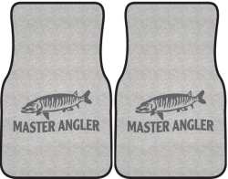 Master Angler Muskie Silhouette Car Mats