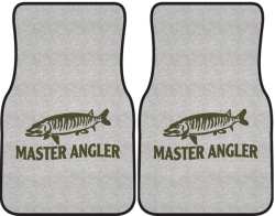 Master Angler Muskie Silhouette Car Mats