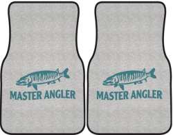 Master Angler Muskie Silhouette Car Mats