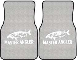 Master Angler Muskie Silhouette Car Mats