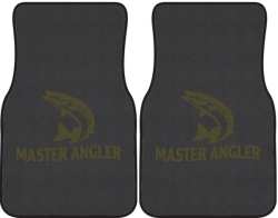 Master Angler Muskie 2 Silhouette Car Mats