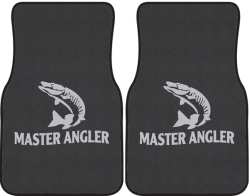 Master Angler Muskie 2 Silhouette Car Mats