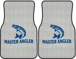 Master Angler Muskie 2 Silhouette Car Mats
