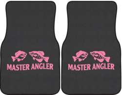 Master Angler Panfish Silhouette Car Mats