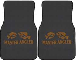 Master Angler Panfish Silhouette Car Mats