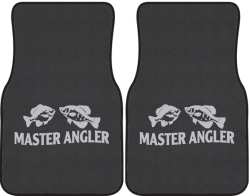 Master Angler Panfish Silhouette Car Mats