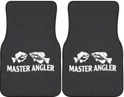 Master Angler Panfish Silhouette Car Mats