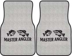 Master Angler Panfish Silhouette Car Mats