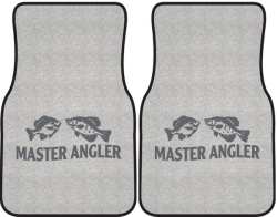 Master Angler Panfish Silhouette Car Mats