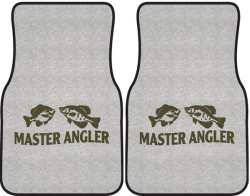 Master Angler Panfish Silhouette Car Mats