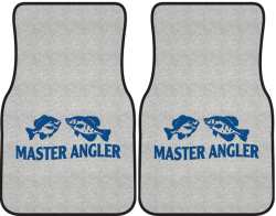 Master Angler Panfish Silhouette Car Mats