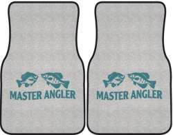 Master Angler Panfish Silhouette Car Mats