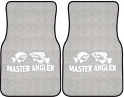 Master Angler Panfish Silhouette Car Mats