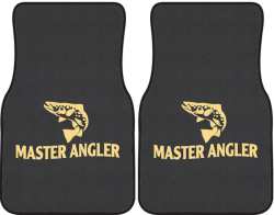Master Angler Trout Silhouette Car Mats