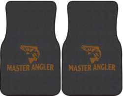 Master Angler Trout Silhouette Car Mats