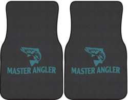 Master Angler Trout Silhouette Car Mats